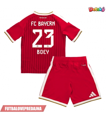 Lacne Dětský Futbalové dres Bayern Munich Sacha Boey #23 2026-27 Krátky Rukáv - Domáci (+ trenírky)